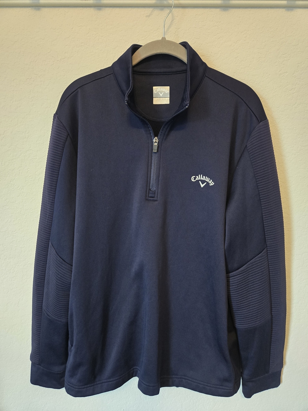 Callaway Men's Navy Quarter-Zip Pullover Sweater